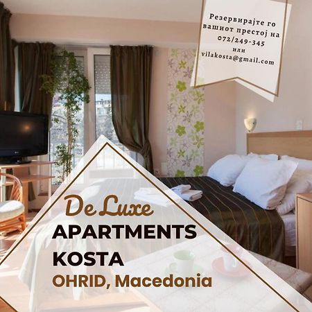 De Lux Apartments Kosta Ohrid Buitenkant foto