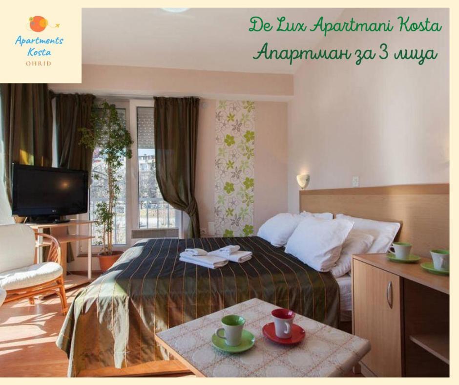 De Lux Apartments Kosta Ohrid Buitenkant foto