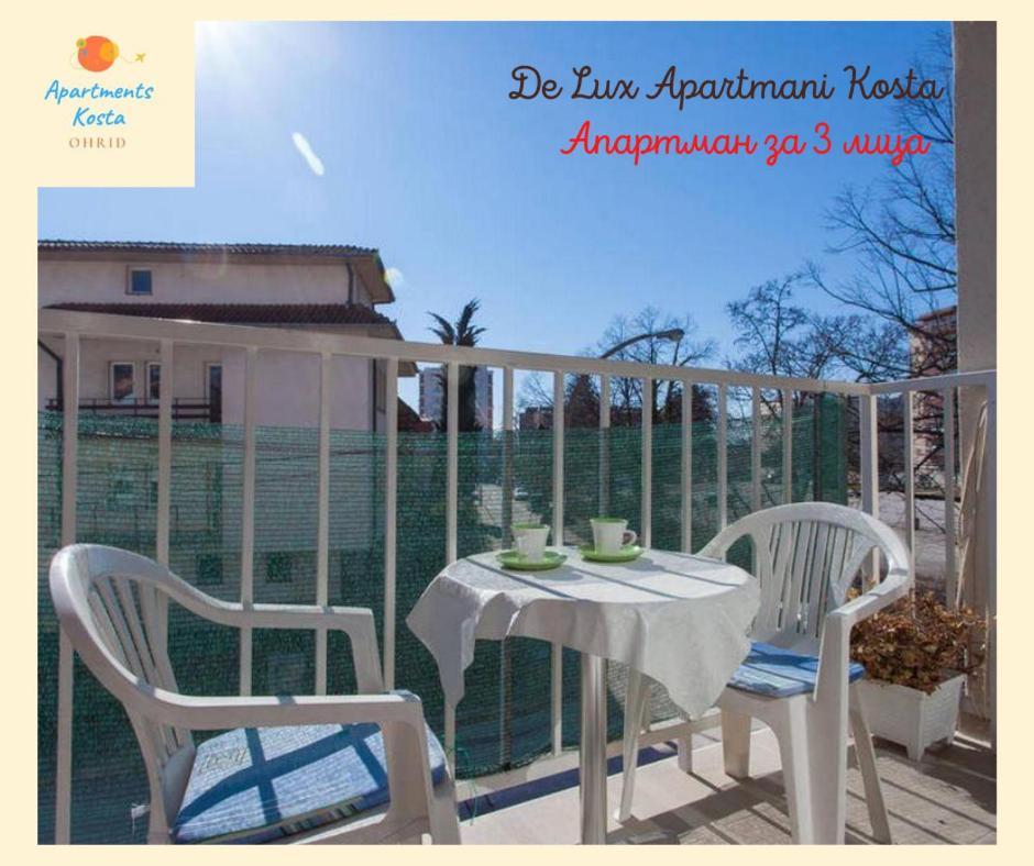 De Lux Apartments Kosta Ohrid Buitenkant foto