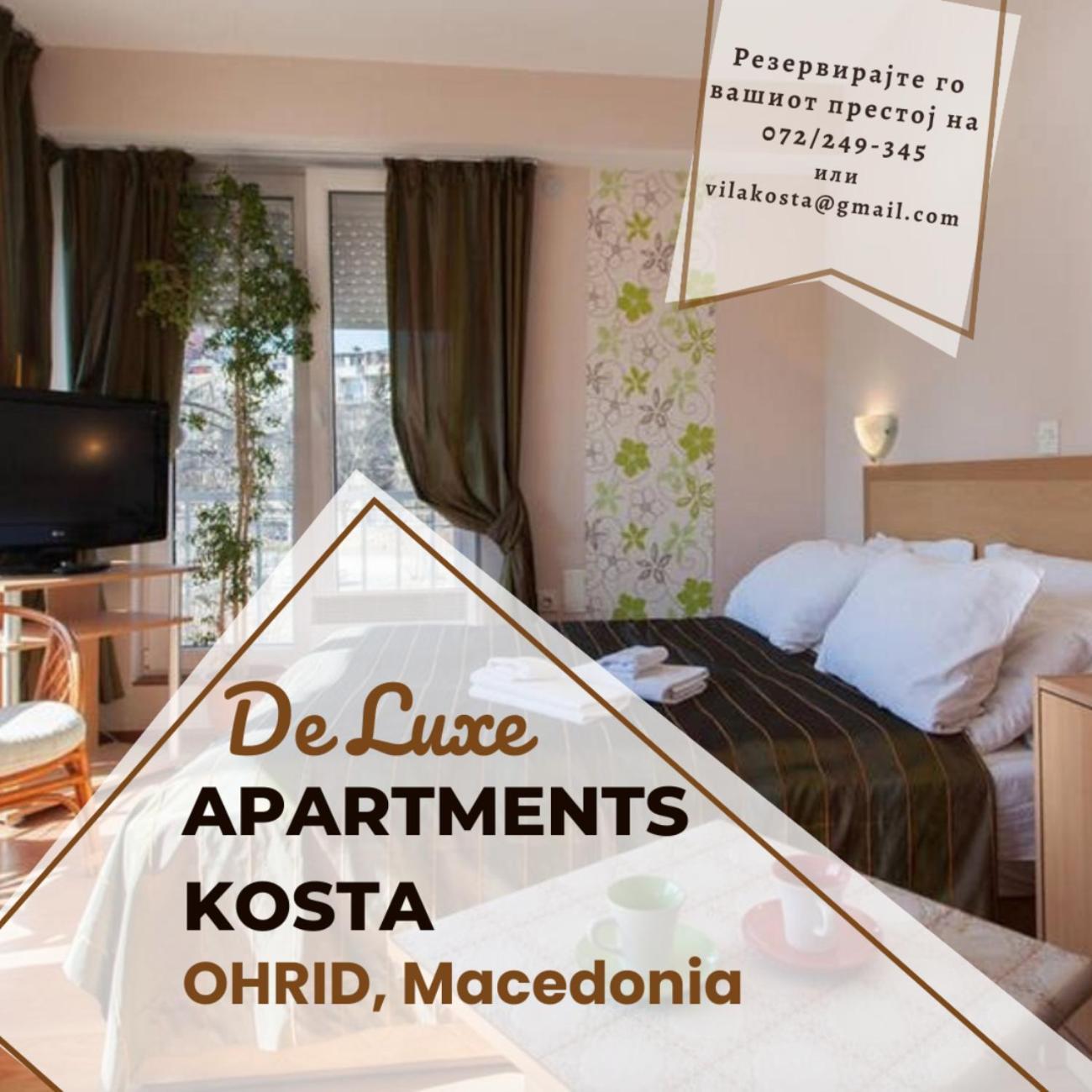 De Lux Apartments Kosta Ohrid Buitenkant foto